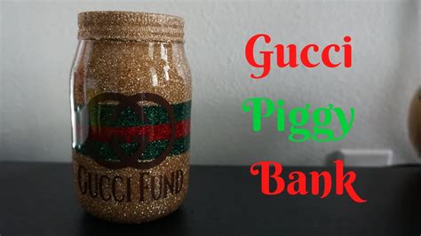 Gucci Piggy Bank using Dollar Tree Items I Period Six Designs